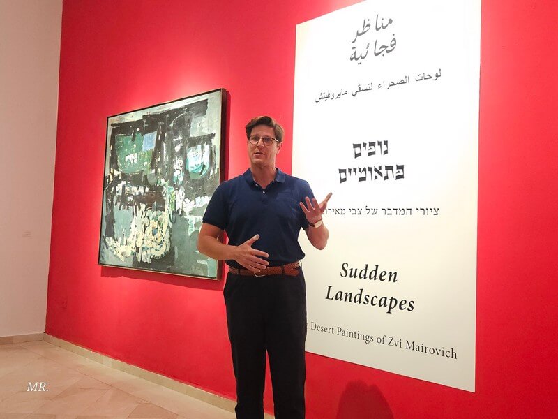 נופים פתאומיים - ציורי המדבר האבסטרקטיים של צבי מאירוביץ.