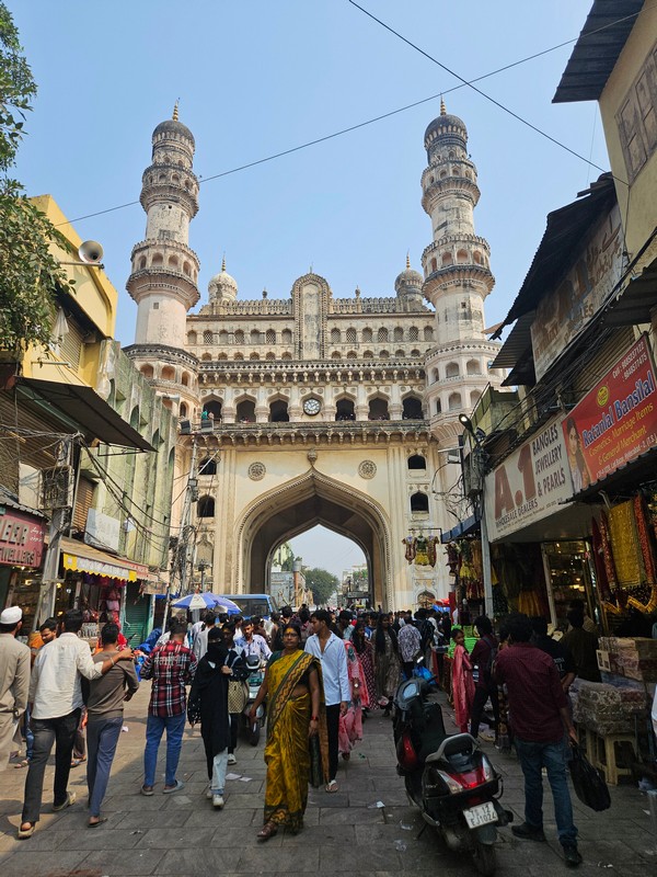 The Charminar is Hyderabad’s best-known landmark and the symbolic heart of the city.