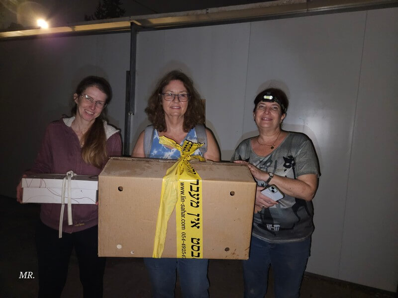העברת קיפודים שחולצו עי מתנדבי הקהילה למען הטבע מאזור בנייה לשטח טבע פתוח